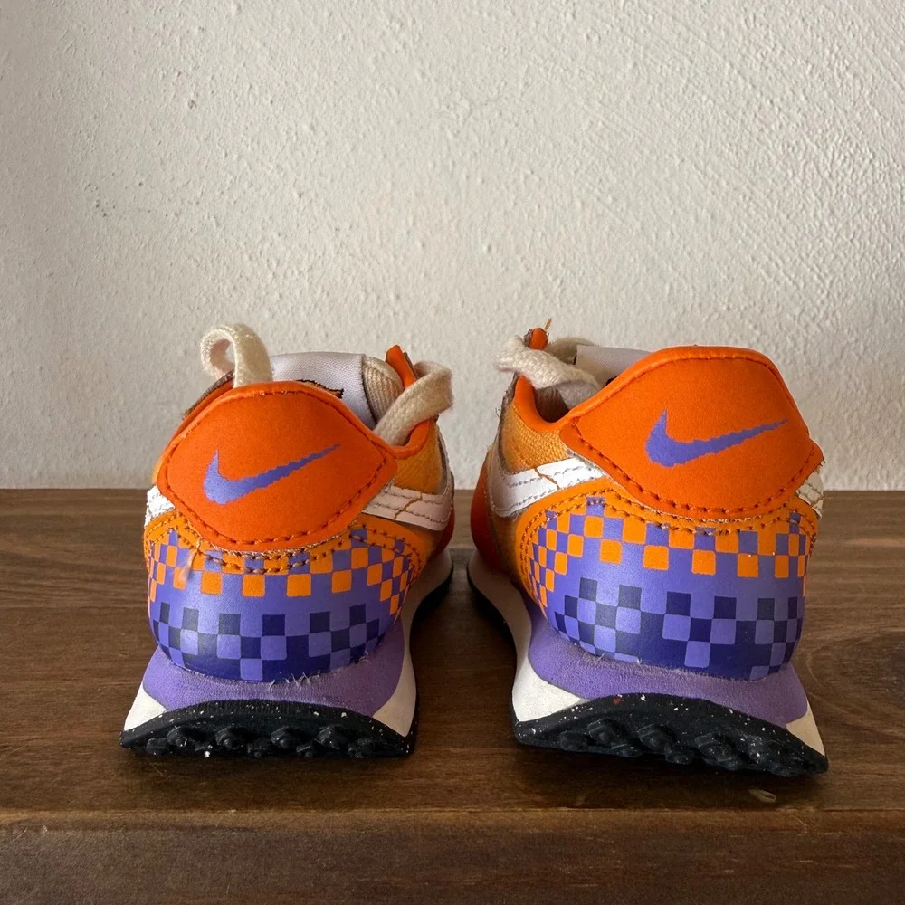 Nike Waffle Trainer 2 SE TD Toddler Sneakers Size 4C Purple DJ8047-800